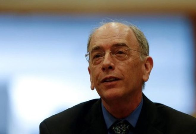 Petrobras CEO Parente attends the nation's 14th round of oil fields auctions, in Rio de Janeiro
