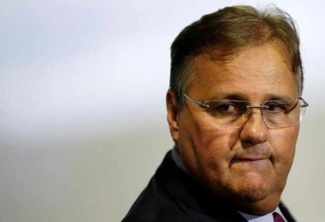 Geddel Vieira Lima durante evento no Palácio do Planalto