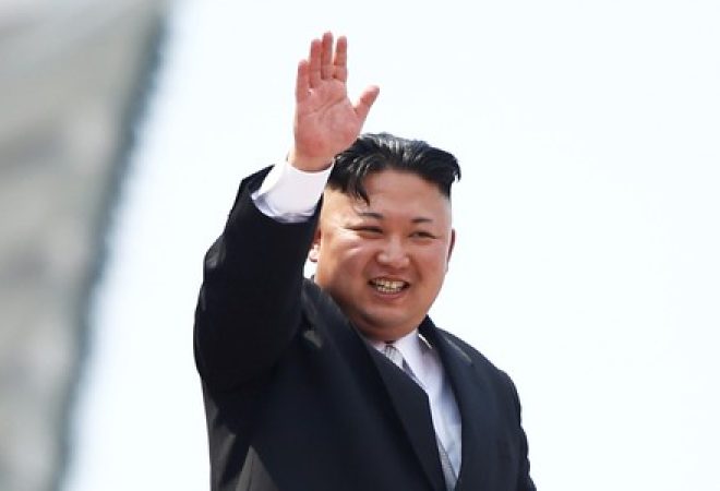 Líder norte-coreano, Kim Jong Un, em Pyongyang