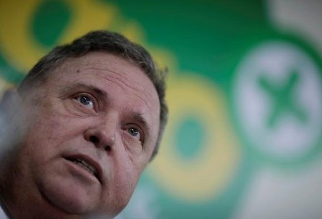 Blairo Maggi durante evento em Brasília