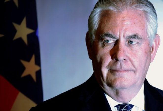 Rex Tillerson, que foi demitido do posto de secretário de Estado norte-americano