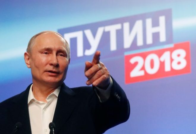 Presidente russo, Vladimir Putin, discursa em Moscou