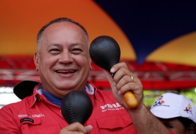 Primeiro vice-presidente do partido governista da Venezuela, Diosdado Cabello