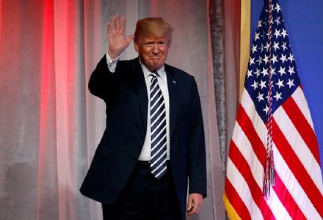 Presidente dos EUA, Donald Trump, em Washington