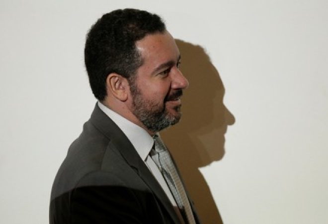 O ministro do Planejamento, Dyogo Oliveira, durante seminário sobre a privatização da Eletrobras em Brasília