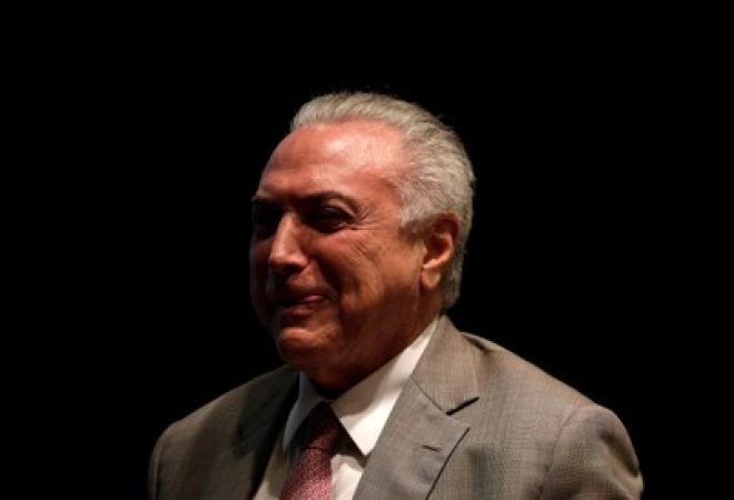 Presidente Michel Temer durante cerimônia no Rio de Janeiro