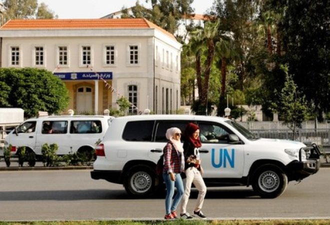 Carro da Opaq em Damasco