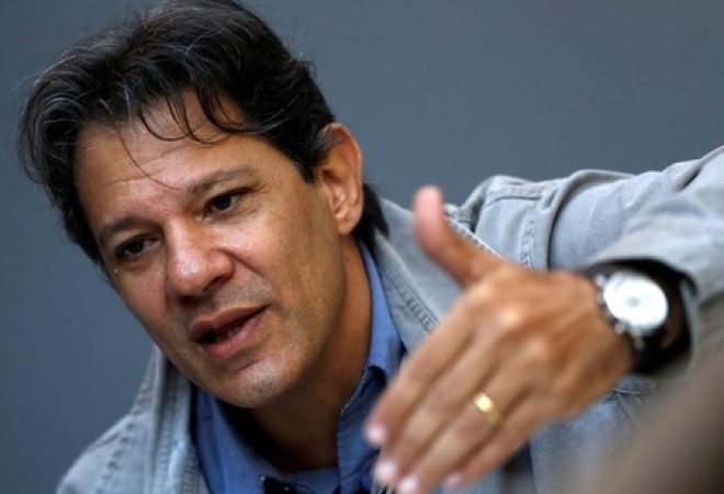 Fernando Haddad concede entrevista à Reuters em São Paulo