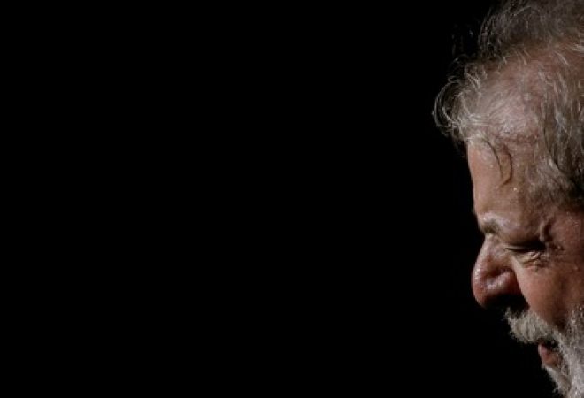 O ex-presidente Luiz Inácio Lula da Silva discursa em evento no Rio de Janeiro