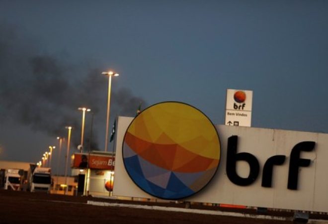 Logomarca da BRF em Lucas do Rio Verde