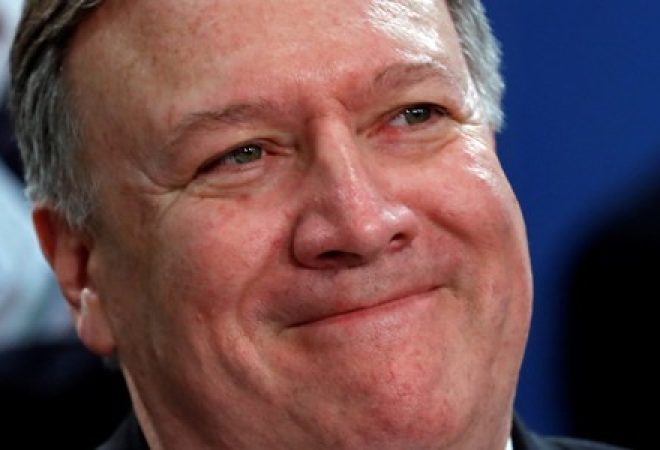 Secretário de Estado dos EUA, Mike Pompeo