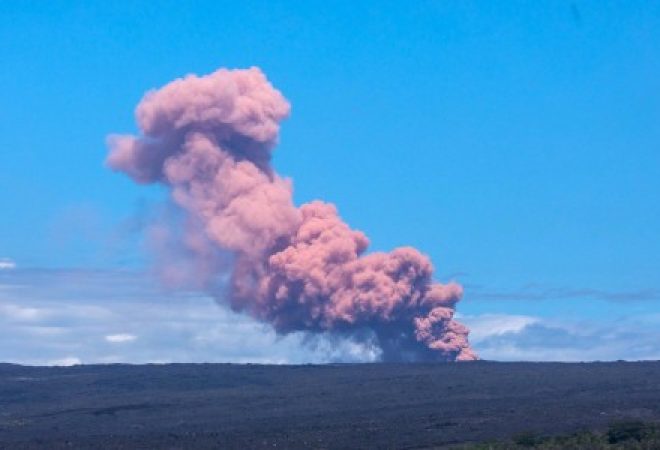 Erupção do vulcão Kilauea no Havaí