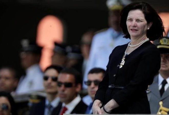 Procuradora Geral da República, Raquel Dodge, em cerimoônia em Brasília, Brasil