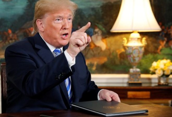 Trump faz discurso sobre Irã na Casa Branca