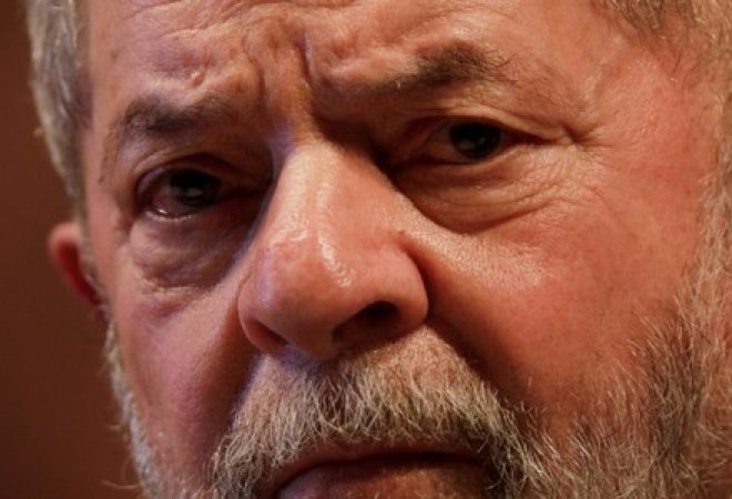 O ex-presidente brasileiro Luiz Inácio Lula da Silva em Brasília