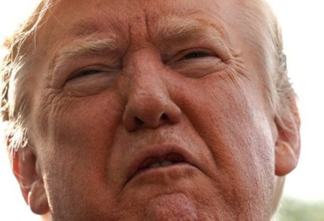 Presidente dos EUA, Donald Trump, em Washington
