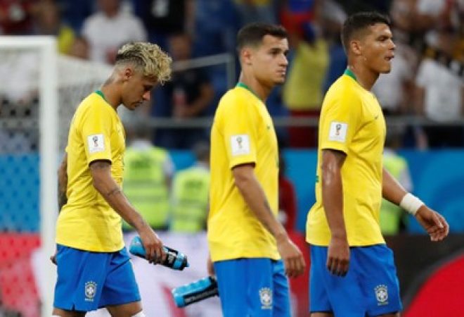 Neymar, Coutinho e Thiago Silva deixam gramado após empate do Brasil com Suíça