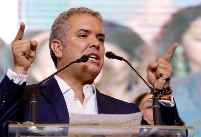 Presidente eleito da Colômbia, Iván Duque