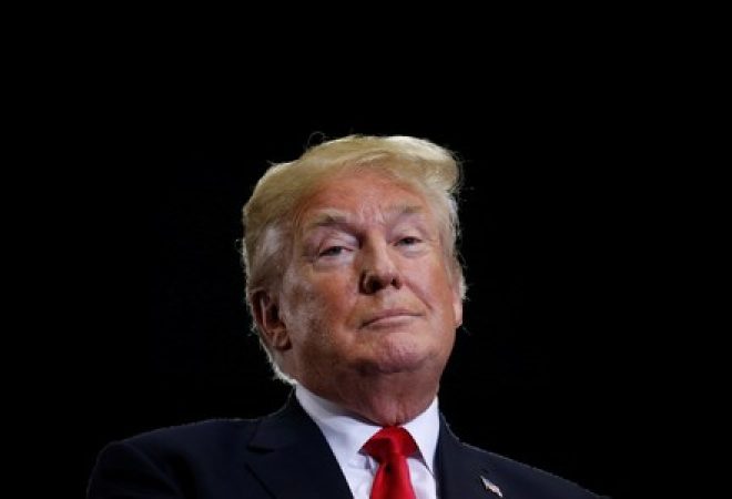 Presidente dos Estados Unidos, Donald Trump, em evento em Nashville, nos Estados Unidos