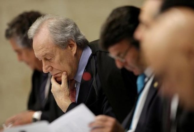 Ministro Ricardo Lewandowski, do STF, durante sessão da corte em Brasília