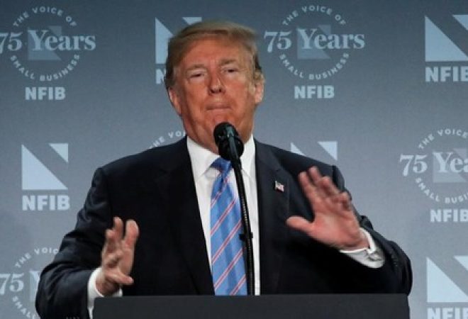 Trump faz discurso em Washington