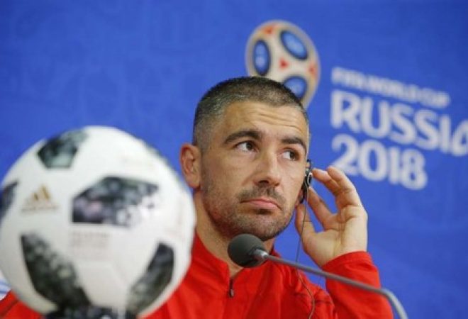 Capitão da seleção da Sérvia, Aleksandar Kolarov