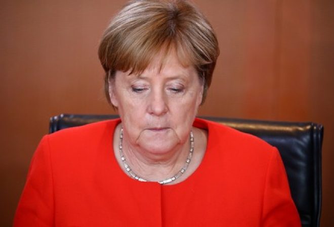 Chanceler alemã, Angela Merkel, em Berlim