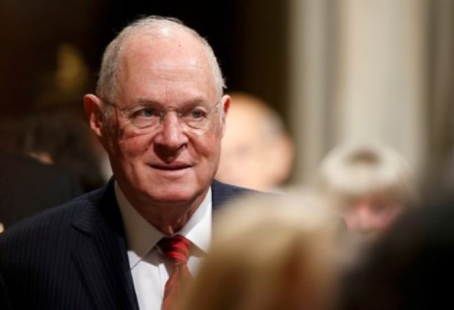 Foto de arquivo do juiz Anthony Kennedy, da Suprema Corte dos EUA, em Washington