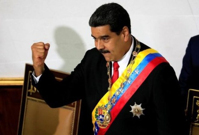 Presidente venezuelano, Nicolás Maduro, em Caracas