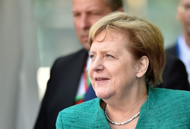 Chanceler alemã, Angela Merkel, em Bruxelas