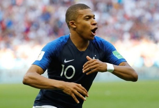 Atacante francês Kylian Mbappé
