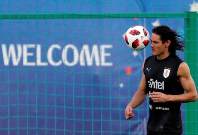 Atacante uruguaio Edinson Cavani