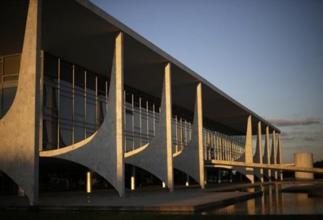 Vista do Palácio do Planalto