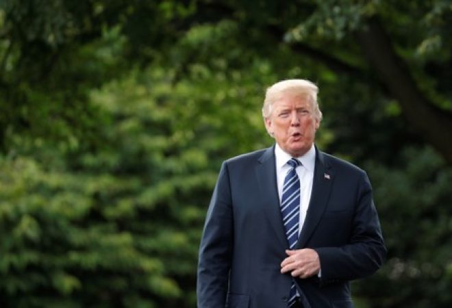 Presidente dos EUA, Donald Trump, em Washington