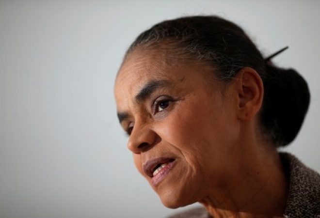 Marina Silva concede entrevista à Reuters em Brasília