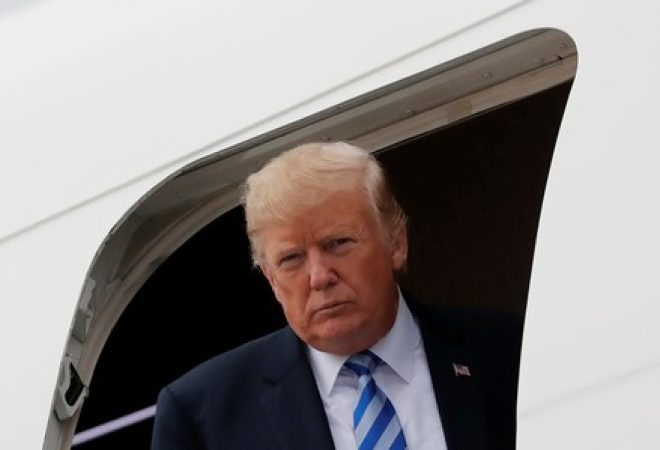 Presidente dos EUA, Donald Trump, chega a Nova York