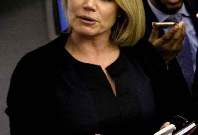 Porta-voz do Departamento de Estado dos EUA, Heather Nauert