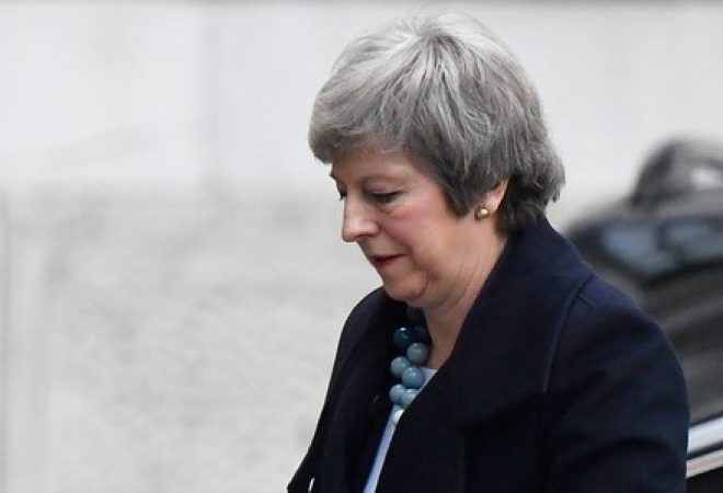 Premiê britânica, Theresa May, em Londres
