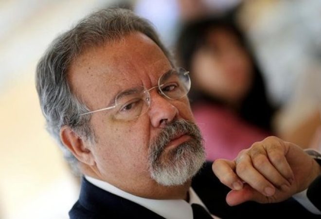 Ministro da Defesa, Raul Jungmann, durante entrevista em Brasília