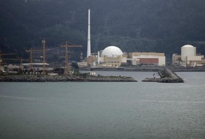 Visão geral do complexo nuclear de Angra dos Reis