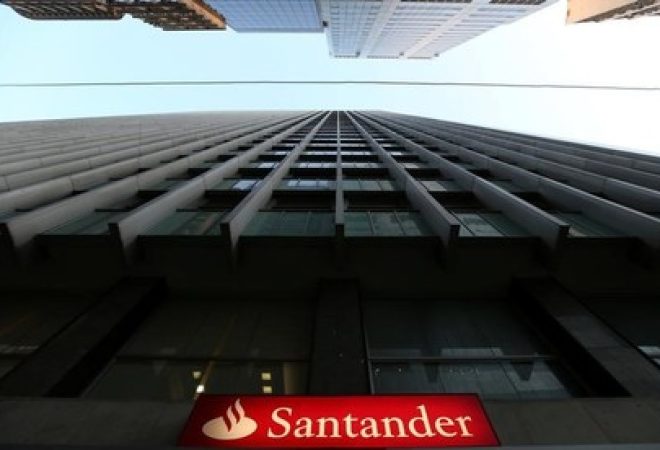 Filial do banco Santander no Rio de Janeiro