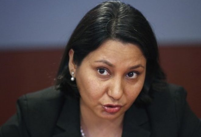 Diretora-sênior da agência de classificação de risco Fitch, Shelly Shetty, durante evento da Reuters em Nova York