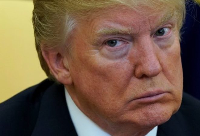 Presidente dos Estados Unidos, Donald Trump, na Casa Branca, em Washington