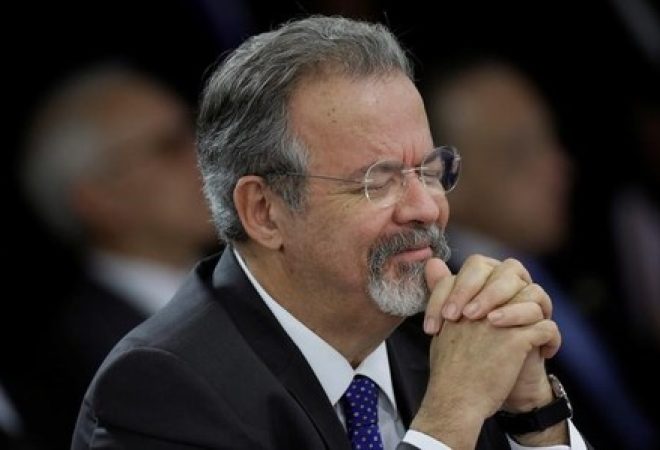 Ministro da Segurança Pública, Raul Jungmann, durante reunião em Brasília