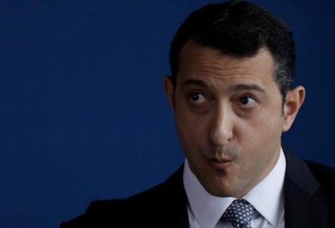 Diretor-geral da Polícia Federal, Rogério Galloro, durante cerimônia em Brasília