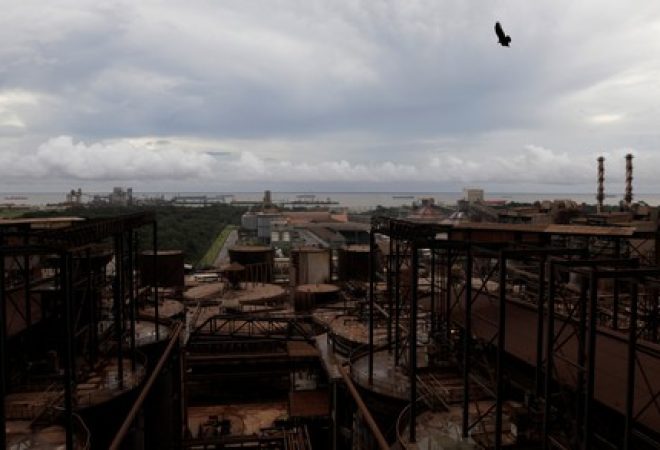 Refinaria de alumina Alunorte, propriedade da fabricante norueguesa Hydro, em Barcarena, no Pará