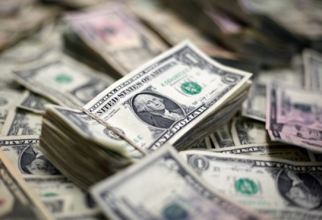 Ilustração de notas de dólar