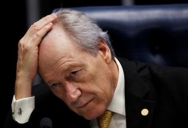O ministro Ricardo Lewandowski, do Supremo Tribunal Federal (STF),  durante sessão em Brasília, no Brasil