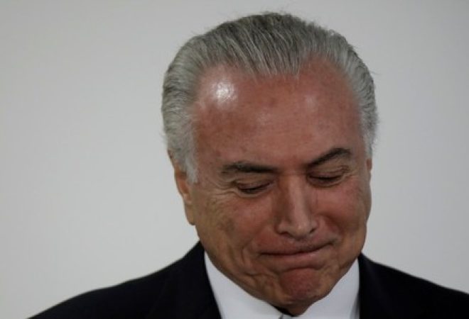 Presidente Michel Temer em Brasília