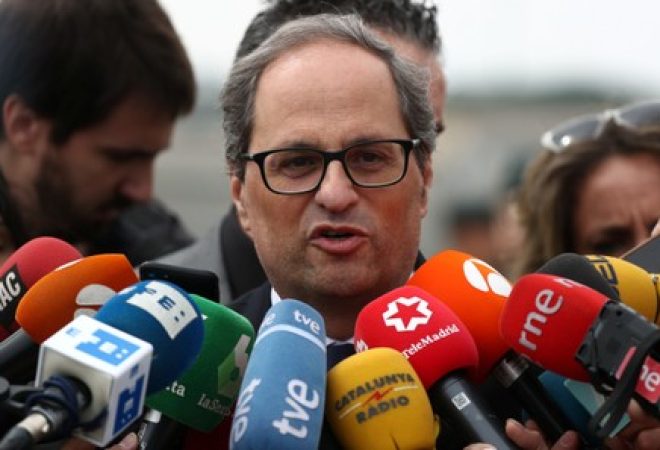 Novo líder da Catalunha, Quim Torra